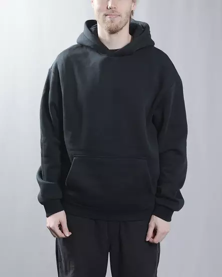 BC Black Label Fluffy Huppari - Musta - Miesten Hupparit - BC284-990 - 1