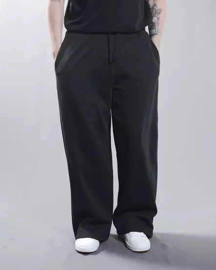 BC Wideleg Black Sweatpants - Mens Pants - BC442-990 - 2