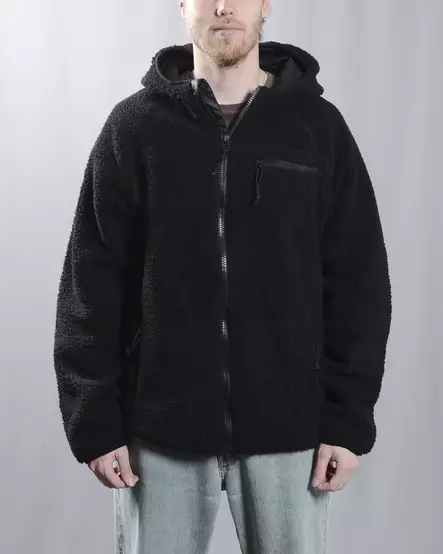 Brandit Teddy Fleece Worker musta Takki - Miesten takit - BD5024-990 - 1