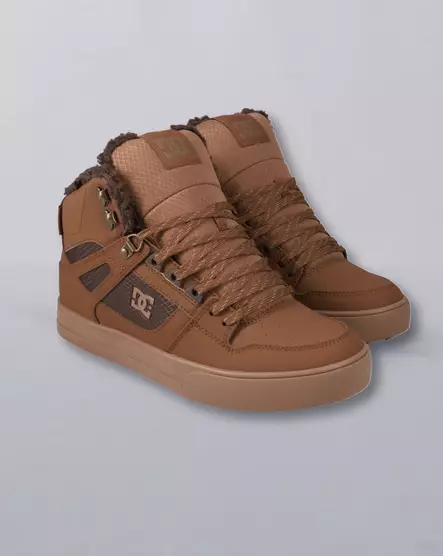 DC Pure High- top WC Talvitennari ruskea - Kengät - ADYS400047-600 - 1