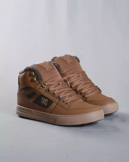 DC Pure High- top WC Talvitennari ruskea - Kengät - ADYS400047-600 - 1