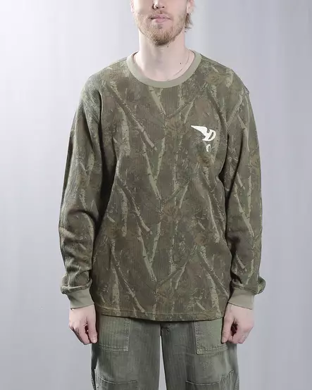 Dickies Brandenton Waffle Ls Paita - Miesten Collegepaidat - DK0A8D3E-CF0 - 1