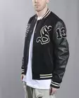 Schott NYC Teddy Avec Badges Jacket - Mens Jackets - LCBOWLER-990 - 2