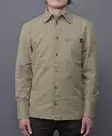 BC Canvas L/S Shirt Beige - Mens Collar Shirts - 160003-750 - 1