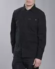 BC Canvas L/S Shirt Black - Mens Collar Shirts - 160003-990 - 1