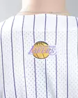 Mitchell & Ness LA Lakers Head Coach striped mesh button shirt - Mens t-shirts - TP17503-LA-000 - 4