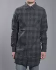 Urban Classic Long Checked Flanel shirt - Mens Collar Shirts - TB1000 - 1