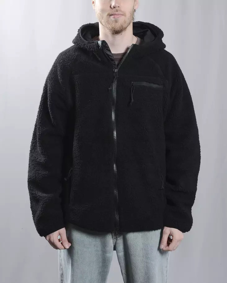 Brandit Teddy Fleece Worker musta Takki - Miesten takit - BD5024-990 - 1