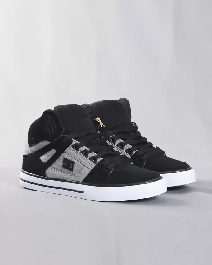 DC Pure High- top WC tennari Harmaa - Kengät - ADYS400043-980 - 1