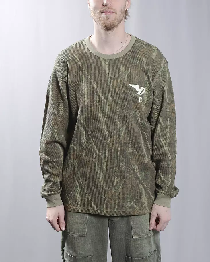 Dickies Brandenton Waffle Ls Paita - Miesten Collegepaidat - DK0A8D3E-CF0 - 1