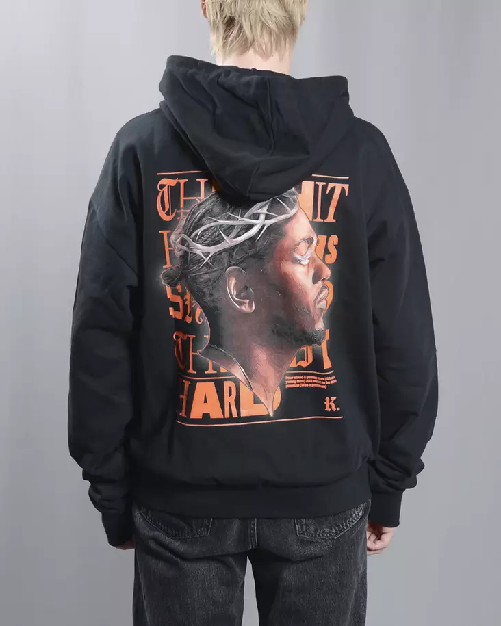 K-Dot Heavy Oversize Hoody - Miesten Hupparit - MT2458-990 - 1