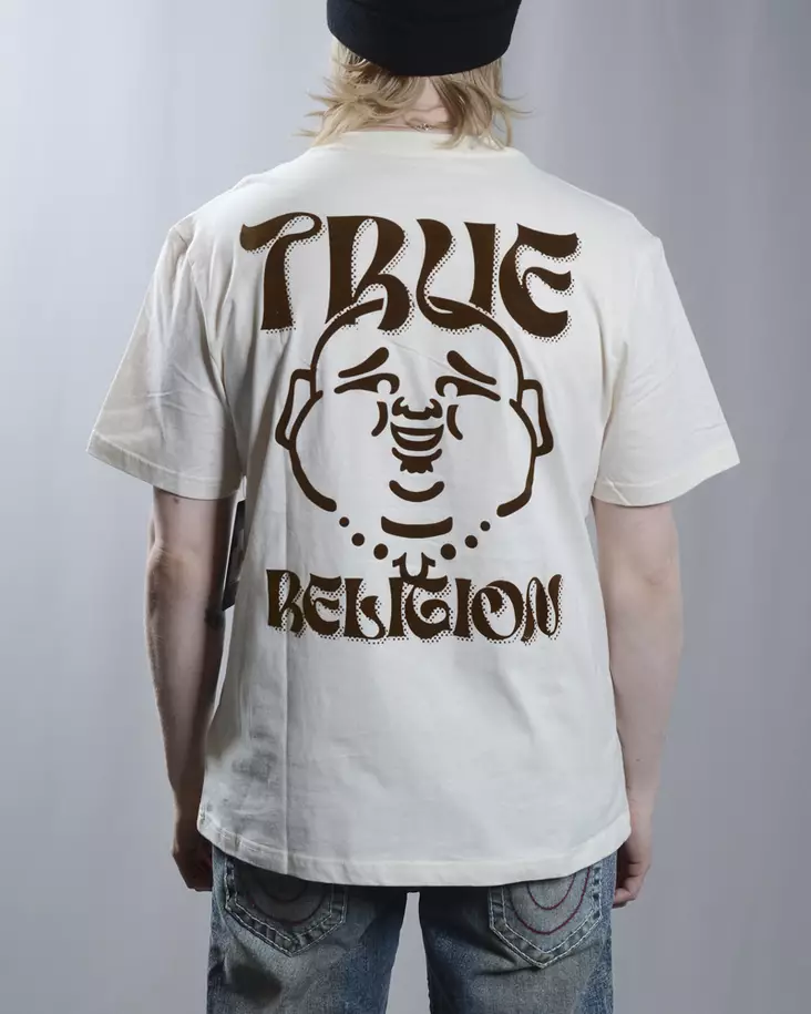 True Religion Wavy Logo Buddha T-shirt - Mens t-shirts - 110226-010 - 1