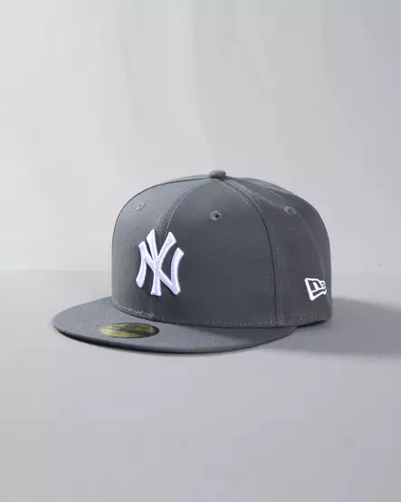 New Era 59FIFTY New York Yankees League Essential Fitted - Grey - Caps - 10010761 - 1