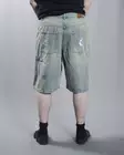 Karl Kani OG Denim Baggy Jorts Shortsit takaa kuvattuna, oikeassa taka=
taskussa Karl Kani logo brodeerattuna - Mens Shorts - 60100001 - 2