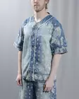 KARL KANI Paisley Denim Baseball paita - Miesten kauluspaidat - PD00005371 - 2