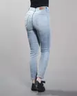 Ladies High Waist Slim Jeans - Ladies Jeans - TB2971 - 3