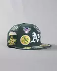 New Era 59fifty All Over Logo Oakland Athletics Fitted - Lippikset - 60803521 - 1