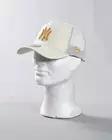 New Era 9FORTY A-Frame New York Yankees MLB Light Beige Trucker Cap - Lippikset - 60771711 - 3