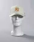 New Era 9FORTY A-Frame New York Yankees MLB Light Beige Trucker Cap - Lippikset - 60771711 - 2