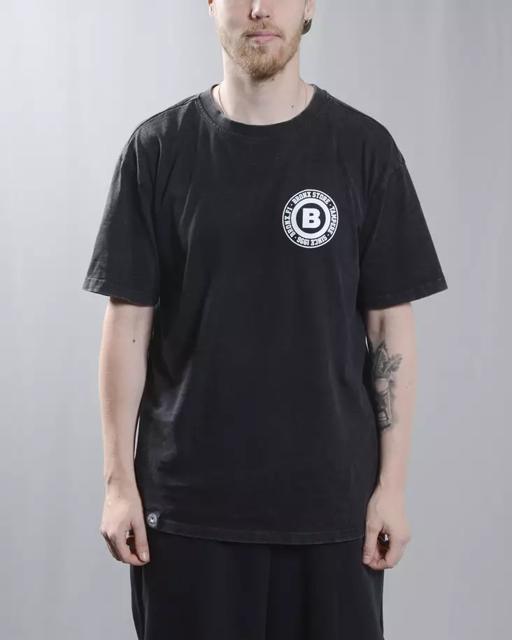 BC Acid Washed Heavy OS Store Tee - Mens t-shirts - BC189-BS0101 - 1