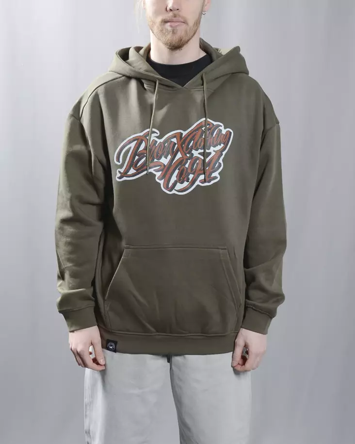 BC Dust Olive Oversize Huppari - Miesten Hupparit - BCB006-830-071 - 1