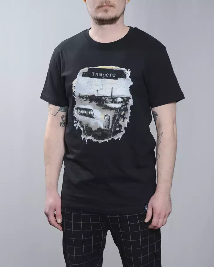 BC Tampere City Paint x Vesa Suksi - Miesten T-paidat - BC004-TRE1 - 1