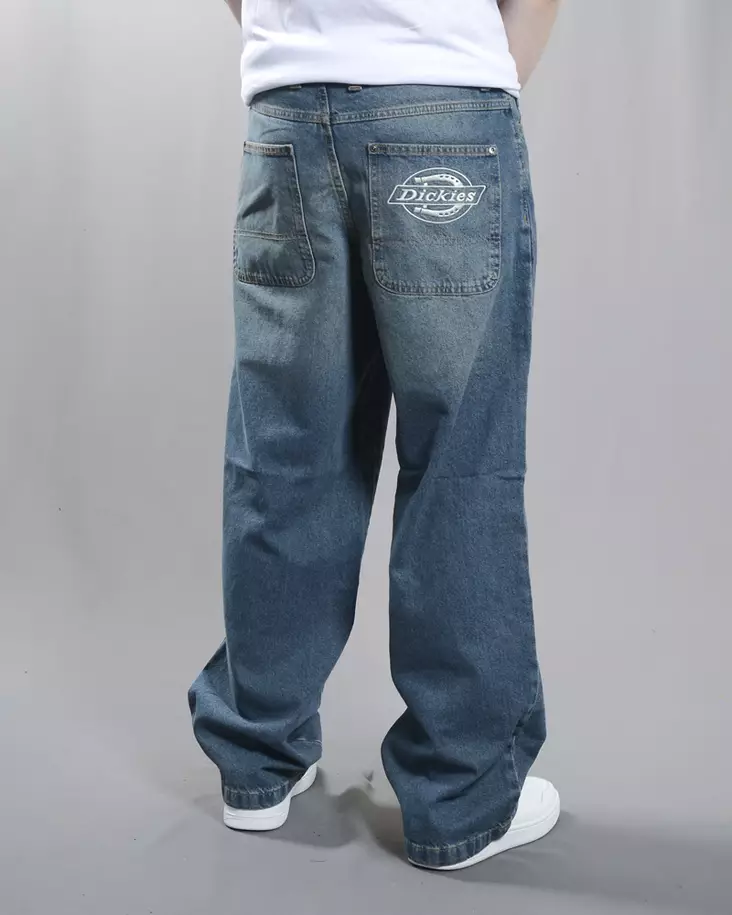 DICKIES Hillham Denim Baggy Jeans - Mens Jeans - DK0A87NKL231 - 1