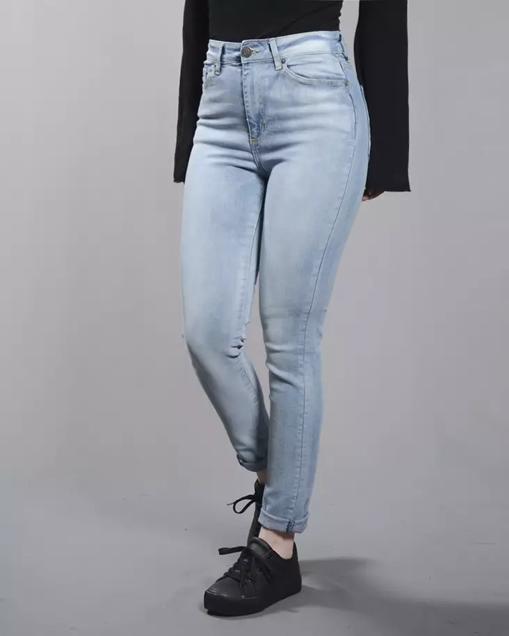 Ladies High Waist Slim Jeans - Ladies Jeans - TB2971 - 1