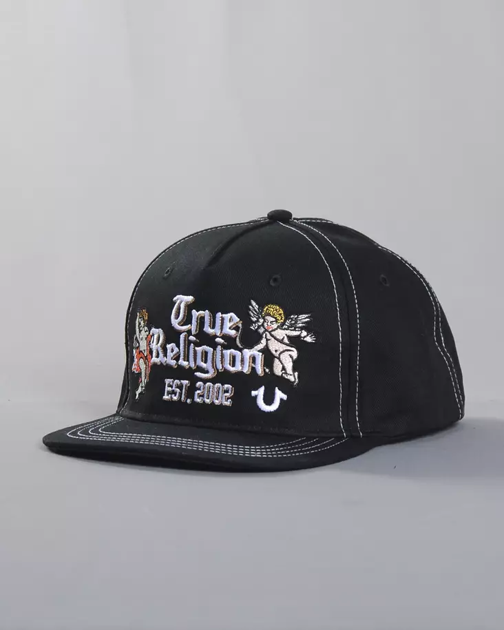 True Religion TR Angels Lippalakki – Musta - Lippikset - TR5001 - 1