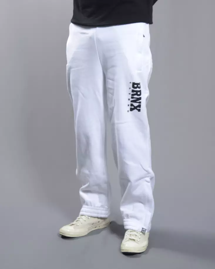 BC Bull BRNX White Collegehousu - Miesten Housut - 210020-000-0302 - 1