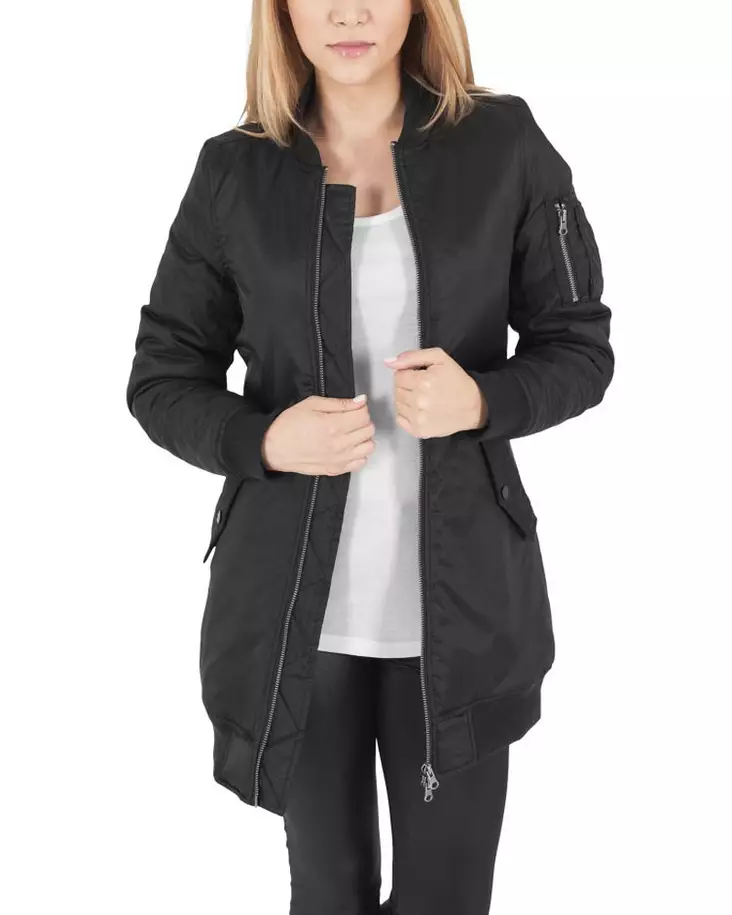 UC Ladies Long Bomber Jacket - Ladies Jackets - TB1092 - 1