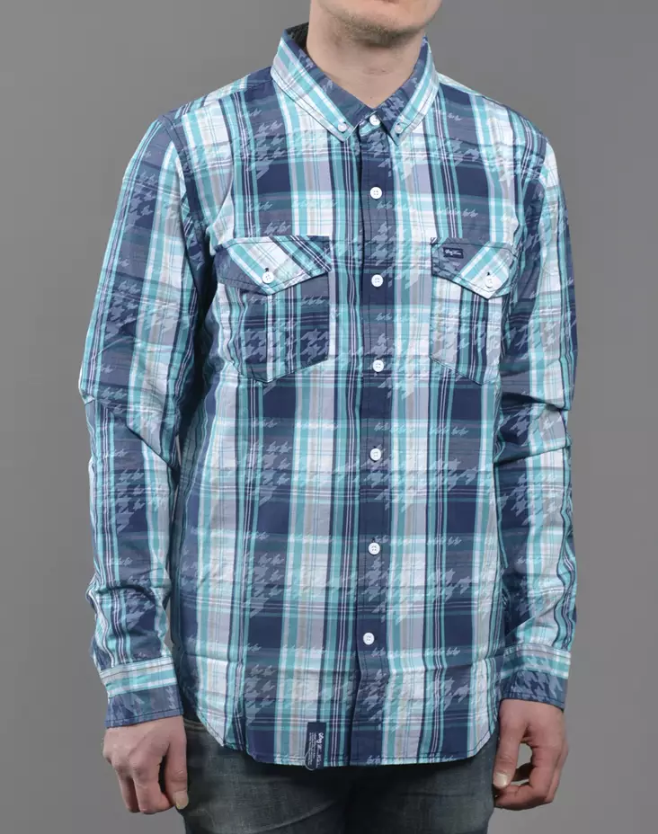 LRG Castaway Plaid LS Woven - Mens Collar Shirts - 7b142003 - 1