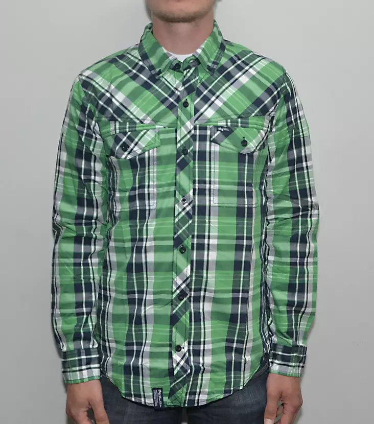 LRG Unbiased LS Woven - Mens Collar Shirts - 7C122003 - 3