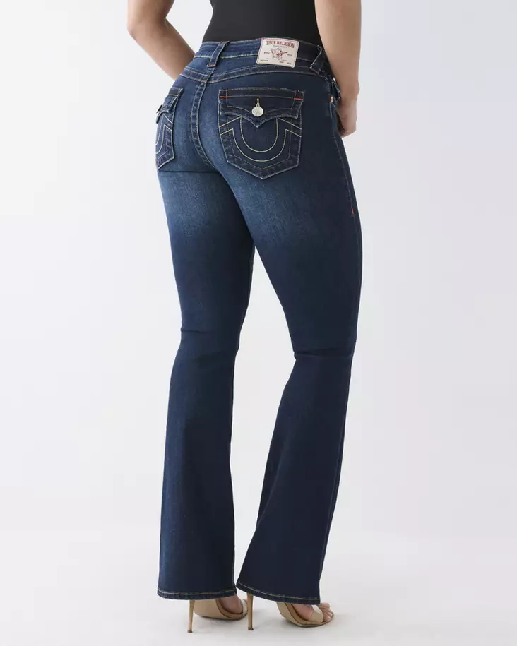 True Religion Becca Mid Rise Bootcut Fla - Naisten Farkut - 207503 - 1