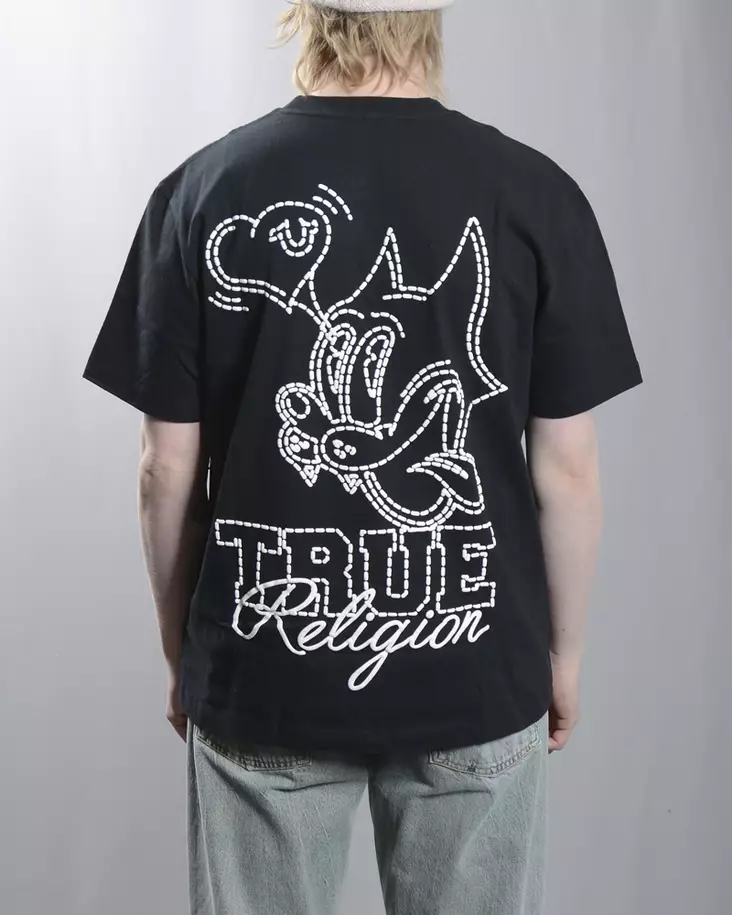 True Religion SS Puff Cat Tee - Mens t-shirts - 109773 - 1