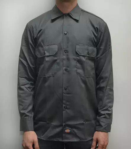 Dickies L/S Work Shirt - Mens Collar Shirts - 574 - 1