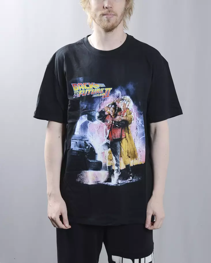 Back to the Future II Poster Oversize Te - Mens t-shirts - MC1164 - 1