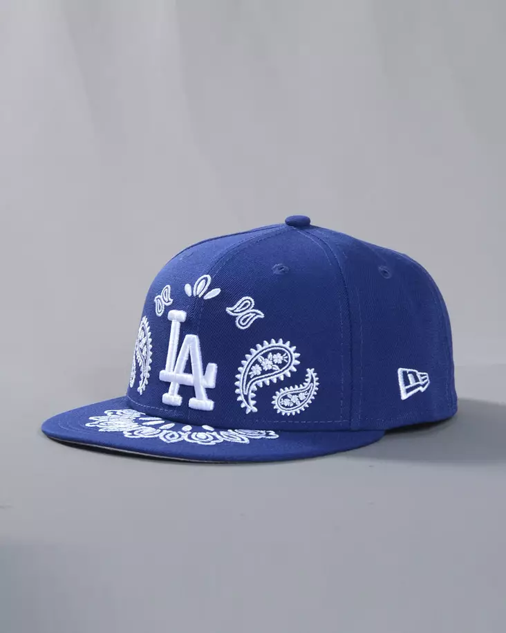 New Era 59FIFTY MLB Paisley LA Dodgers Fitted Lippis - Sininen - Lippikset - 60691174 - 1