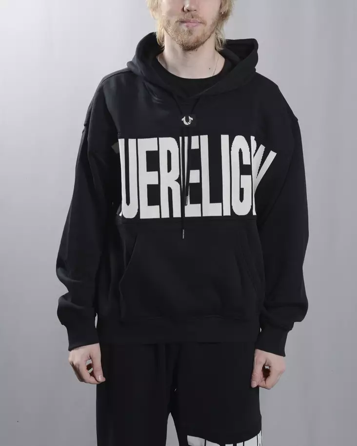 True Religion Knit Panel TR Hoodie - Hoodies - 109524 - 1