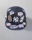 New Era 59FIFTY All Over Logo NY Yankees Fitted - Lippikset - 60803445 - 6
