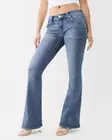 True Religion Joey Low Rise Flare Flap - Ladies Jeans - 208275 - 2