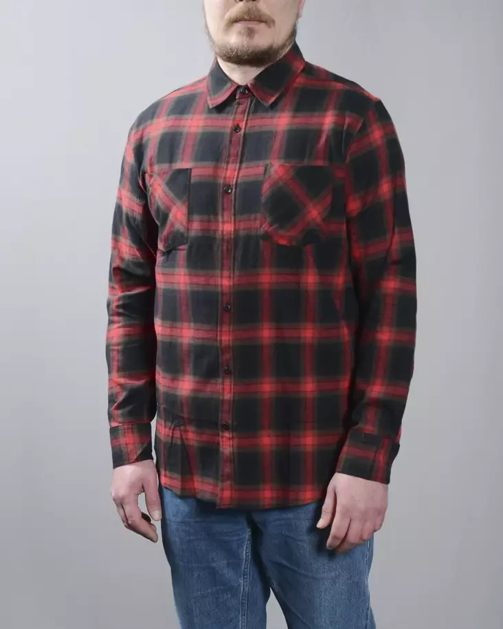 Checked Flanell Shirt 6 - Mens Collar Shirts - TB3195 - 1
