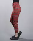 Ladies High Waist Checker Cropped Pants - Naisten Housut - TB2846 - 2