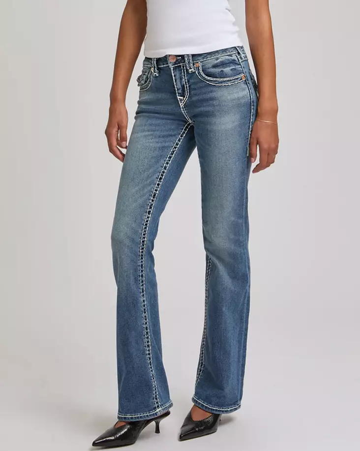 True Religion Becca MR Wings SuperT - Sugar lace - Naisten Farkut - 210406 - 1
