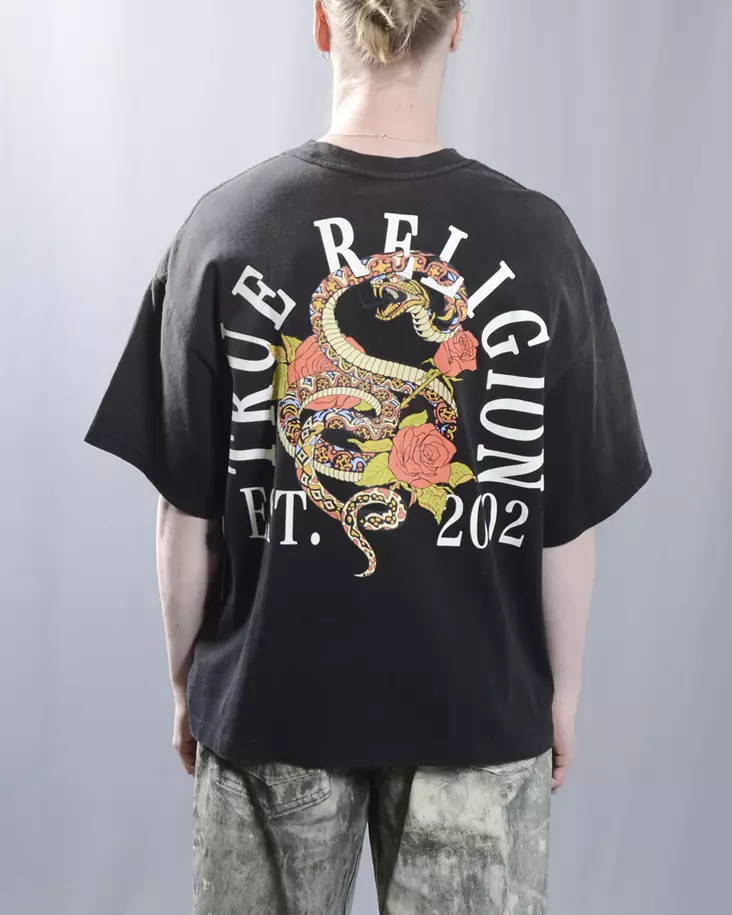 True Religion Floral Snake T-paita - Miesten T-paidat - 110246 - 1