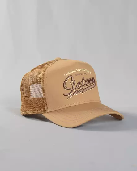 Stetson America Heritage Classic Trucker Ruskea - Lippikset - 7751171-67 - 1