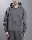 Karl Kani Boxy Grey Ziphoody - Hoodies - 60220097 - 3