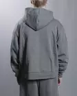 Karl Kani Boxy Grey Ziphoody - Hoodies - 60220097 - 2