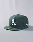 New Era 59FIFTY Athletics League Essential fitted lippis vihreä - Lippikset - 60941127 - 1