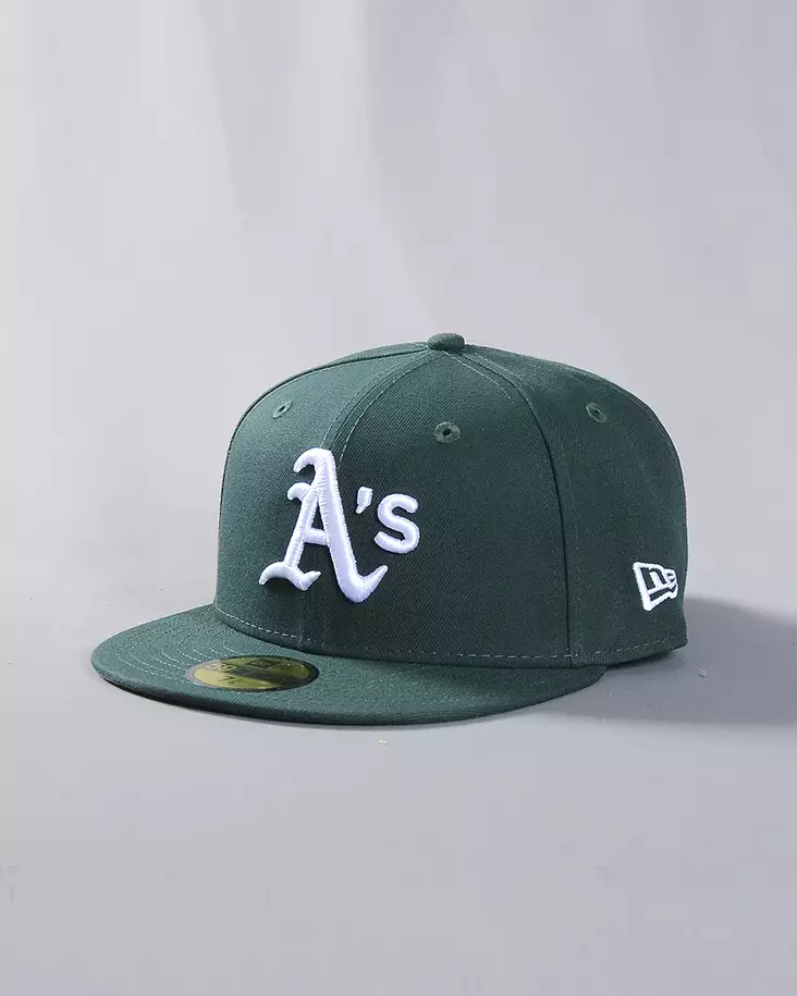 New Era 59FIFTY Athletics League Essential fitted lippis vihreä - Lippikset - 60941127 - 1